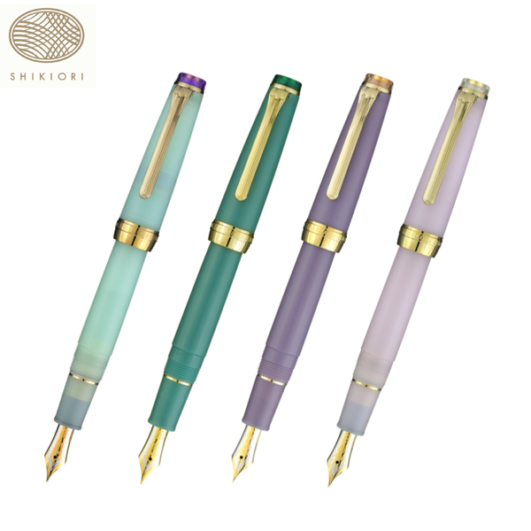 【取り寄せ品】セーラー万年筆 SHIKIORI 四季織 雨音 万年筆 中細 全4種 11-3059【送料無料】 全4種から選択の通販は