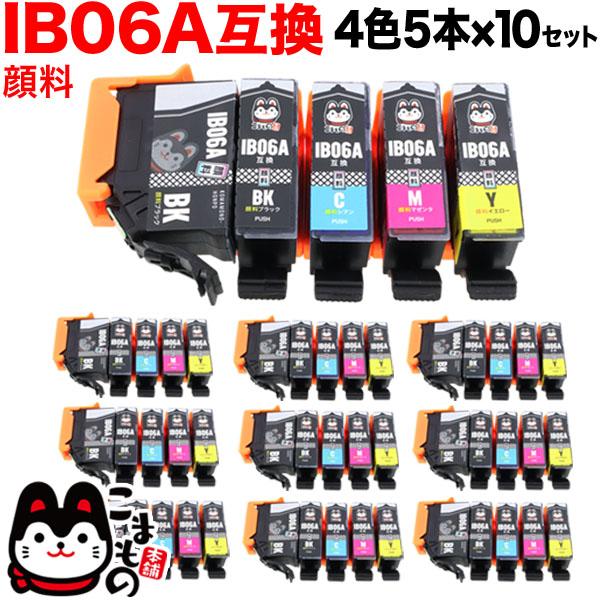 IB06CL5A エプソン用 IB06 眼鏡 取り替えっこインキ薬莢 えの具 4色5本×10仕かける【貨物輸送無料】