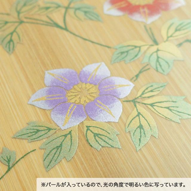 【取り寄せ品】呉竹 Kuretake 硯箱セット竹製 鉄仙蒔絵 KB718-900【メール便不可】【送料無料】_2