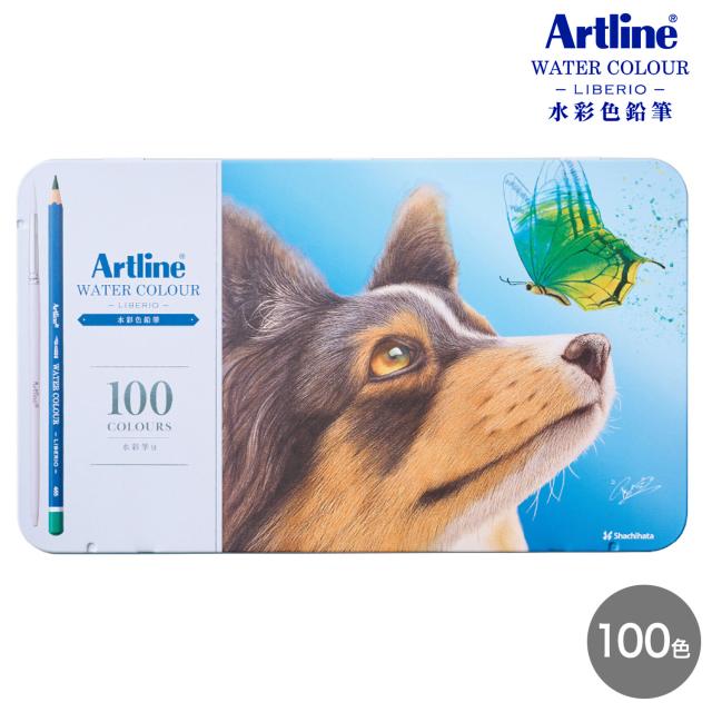 【取り寄せ品】シヤチハタ Artline 水彩色鉛筆 LIBERIO リベリオ 100色セット KCPL-W100C/H 【メール便可】