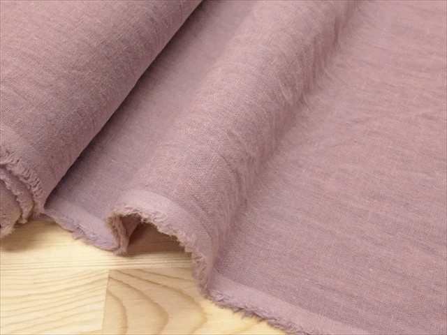 ハーフリネン 生地 布 無地 綿麻 タンブラーワッシャー グレイッシュピンク No F 全18色の通販はau Pay マーケット 手づくり創庫 アイリー