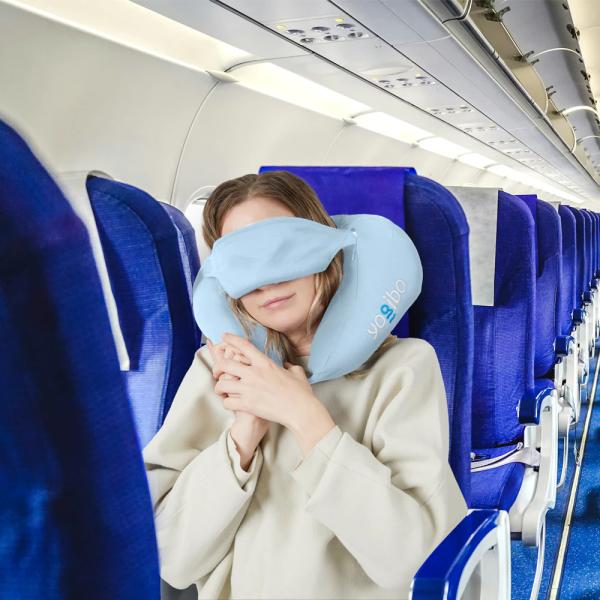 10%OFF】 アイマスク付きで飛行機や休憩中の仮眠に便利な