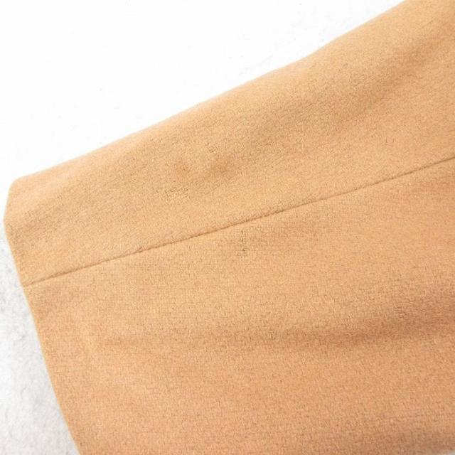 古着 長袖 ウール コート メンズ 80年代 80s ロング丈 茶 内側フェイクファー 25dec11_7