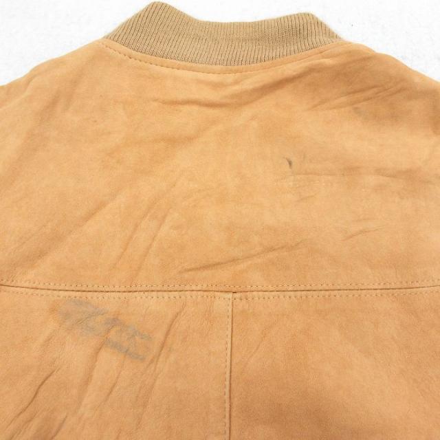 古着 長袖 スエード レザー ダービー ジャケット メンズ 80年代 80s タロン 茶 25dec15_6