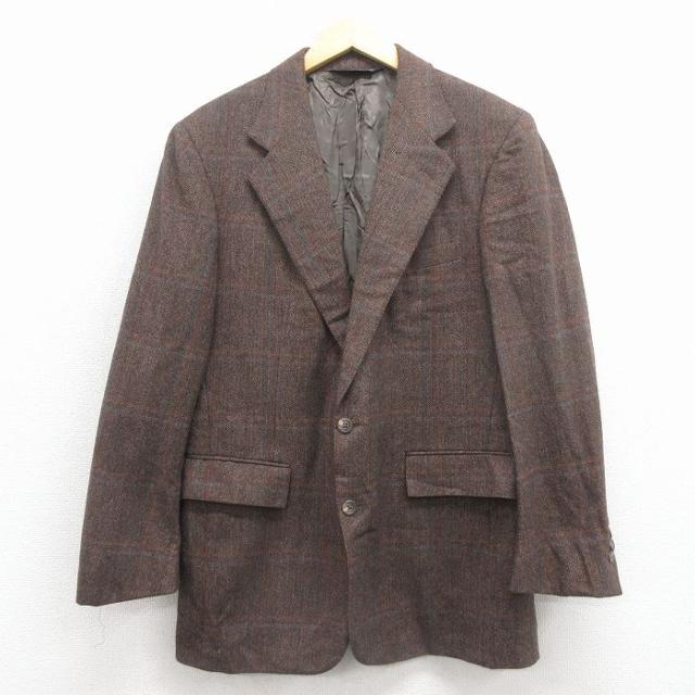 古着 ラルフローレン 長袖 ブランド テーラード ジャケット メンズ 90年代 90s ウール USA製 茶他 25dec15