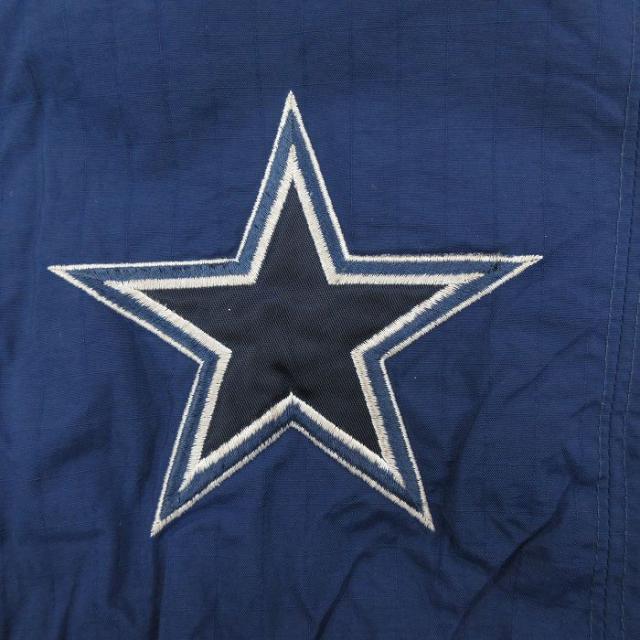 古着 ナイキ NIKE 長袖 ナイロン ジャケット メンズ 00年代 00s NFL ダラスカウボーイズ 大きいサイズ ツートンカラー 紺 内側キルティング アメフト スーパーボウル spe 25dec24_3