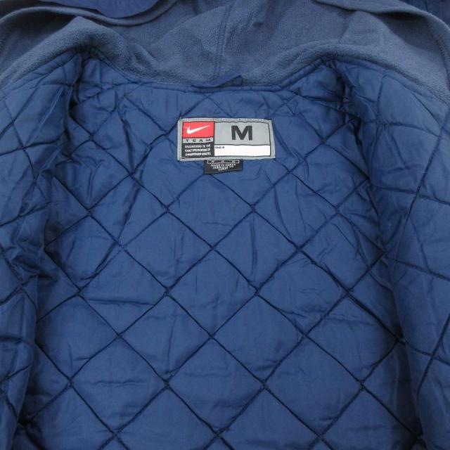 古着 ナイキ NIKE 長袖 ナイロン ジャケット メンズ 00年代 00s NFL ダラスカウボーイズ 大きいサイズ ツートンカラー 紺 内側キルティング アメフト スーパーボウル spe 25dec24_5