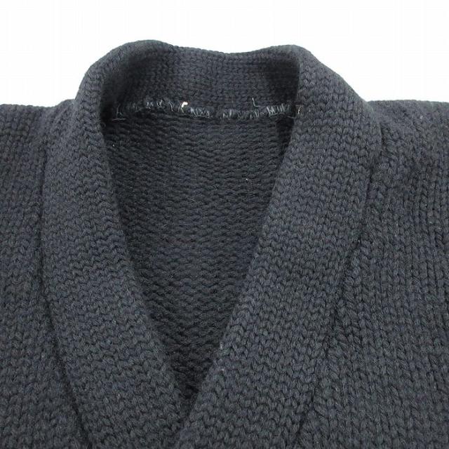 古着 長袖 ビンテージ ニット カーディガン メンズ 50年代 50s レタード 黒 spe 25dec27