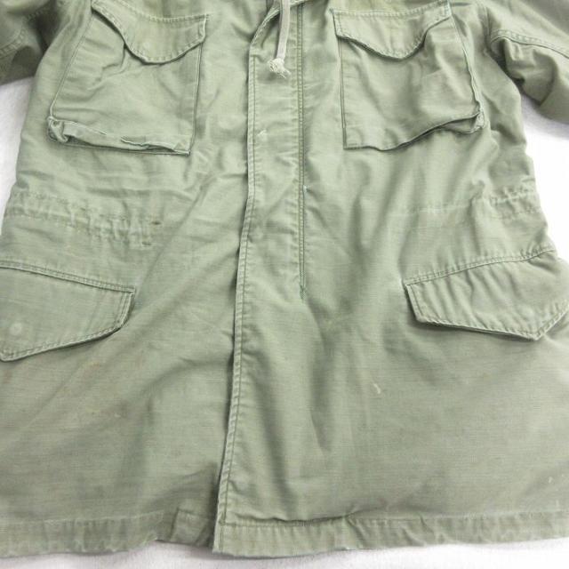 古着 長袖 ビンテージ ミリタリー フィールド ジャケット メンズ 60年代 60s M-65 セカンドタイプ ロング丈 緑系 spe 26jan15_7
