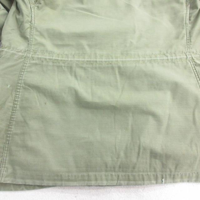 古着 長袖 ビンテージ ミリタリー フィールド ジャケット メンズ 60年代 60s M-65 セカンドタイプ ロング丈 緑系 spe 26jan15_8