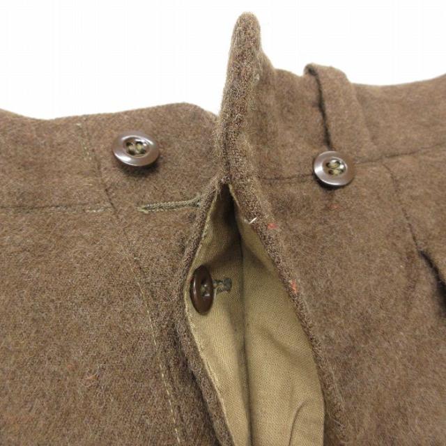 古着 ビンテージ ミリタリー パンツ メンズ 60年代 60s フランス軍 M-52 ウール 茶系 spe 26feb07_3