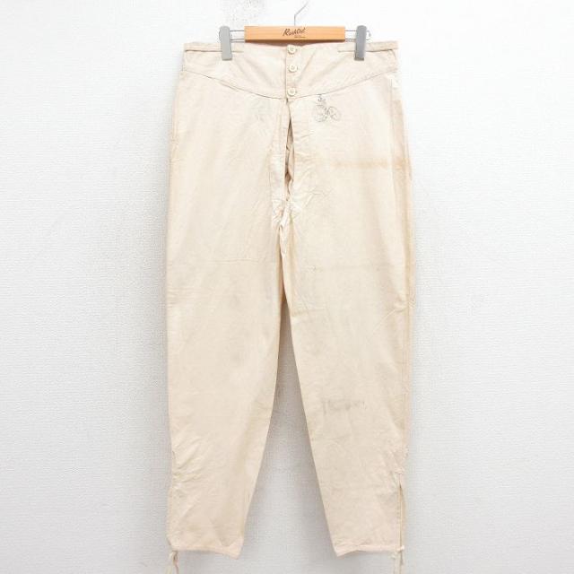 古着 ビンテージ ミリタリー ホスピタル パンツ メンズ 30年代 30s フランス軍 生成り spe 26feb28