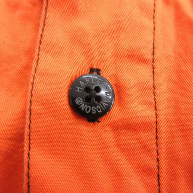 古着 ハーレーダビッドソン 長袖 シャツ メンズ ビッグロゴ 刺繍 大きいサイズ 黒 spe 26apr04_4