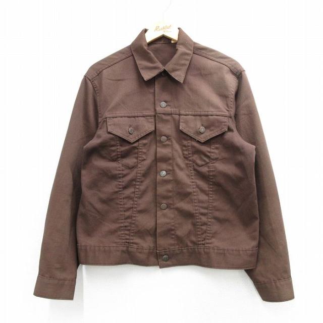 古着 リーバイス Levis 長袖 ジャケット メンズ 70年代 70s ピケ 茶 spe 26apr07