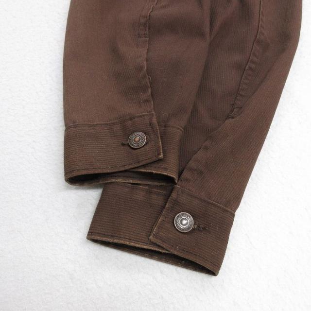 古着 リーバイス Levis 長袖 ジャケット メンズ 70年代 70s ピケ 茶 spe 26apr07_5