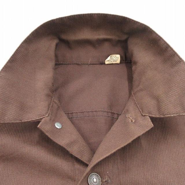 古着 リーバイス Levis 長袖 ジャケット メンズ 70年代 70s ピケ 茶 spe 26apr07_7