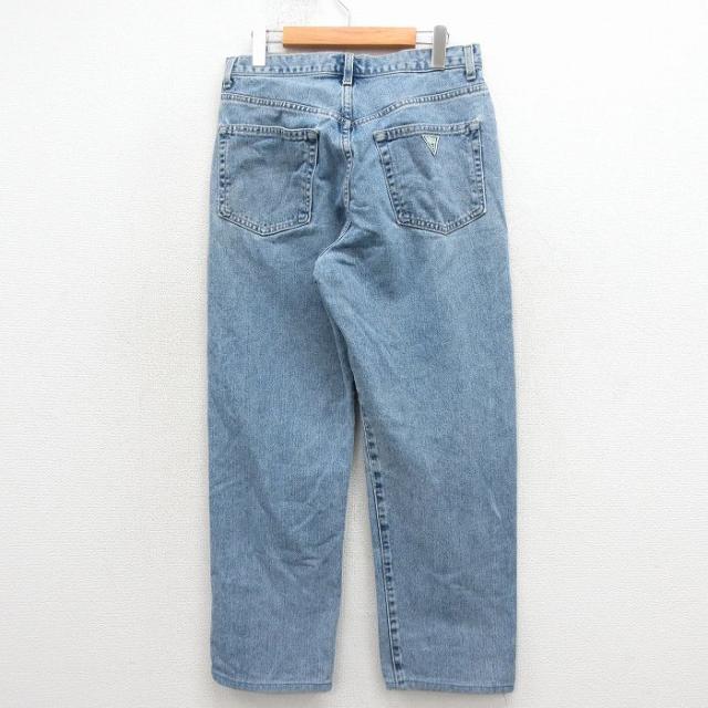 古着 ゲス GUESS ブランド ジーンズ メンズ 90年代 90s コットン USA製 タロン 薄紺 デニム spe 26apr07_2