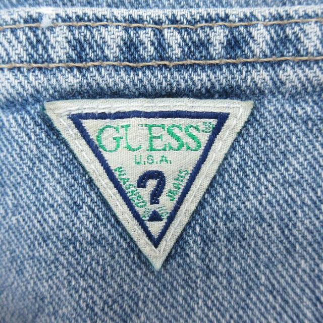 古着 ゲス GUESS ブランド ジーンズ メンズ 90年代 90s コットン USA製 タロン 薄紺 デニム spe 26apr07_3