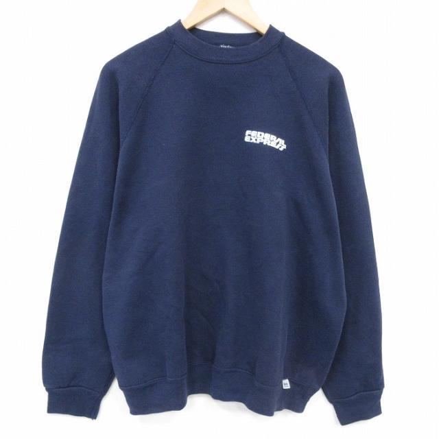 古着 ディスカス 長袖 スウェット メンズ 90年代 90s FedEx ラグラン