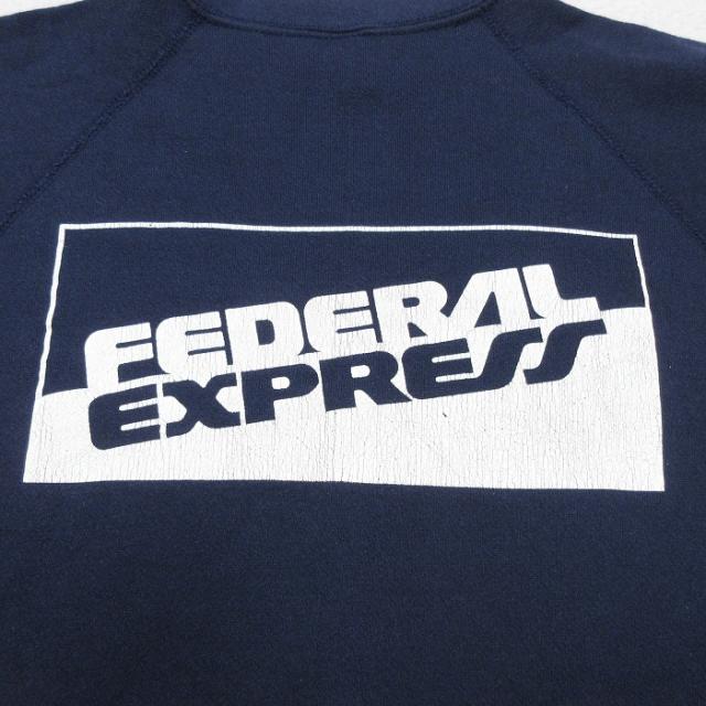 古着 ディスカス 長袖 スウェット メンズ 90年代 90s FedEx ラグラン
