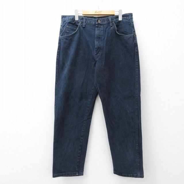 古着 ラングラー ジーンズ メンズ 90年代 90s コットン USA製 濃紺 デニム 26apr09