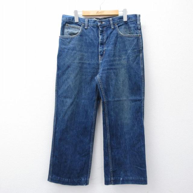 古着 カルバンクライン ブランド ジーンズ メンズ 90年代 90s ヒゲ コットン USA製 紺 デニム spe 26apr09