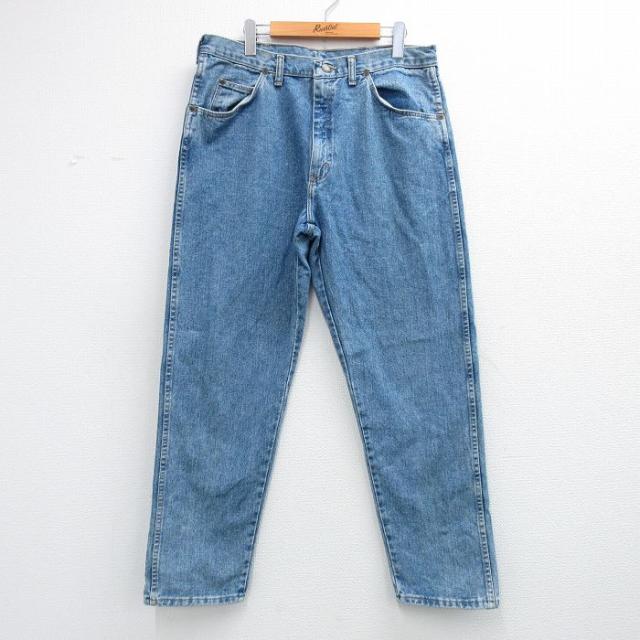 古着 ラングラー ジーンズ メンズ 90年代 90s コットン USA製 薄紺 デニム 26apr20