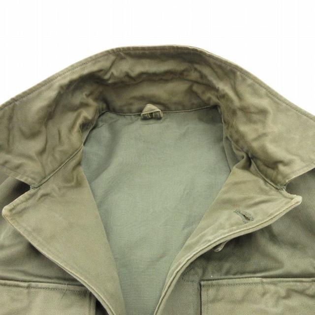 古着 長袖 ビンテージ ミリタリー フィールド ジャケット メンズ 40年代 40s M-43 緑 spe 26apr21_7