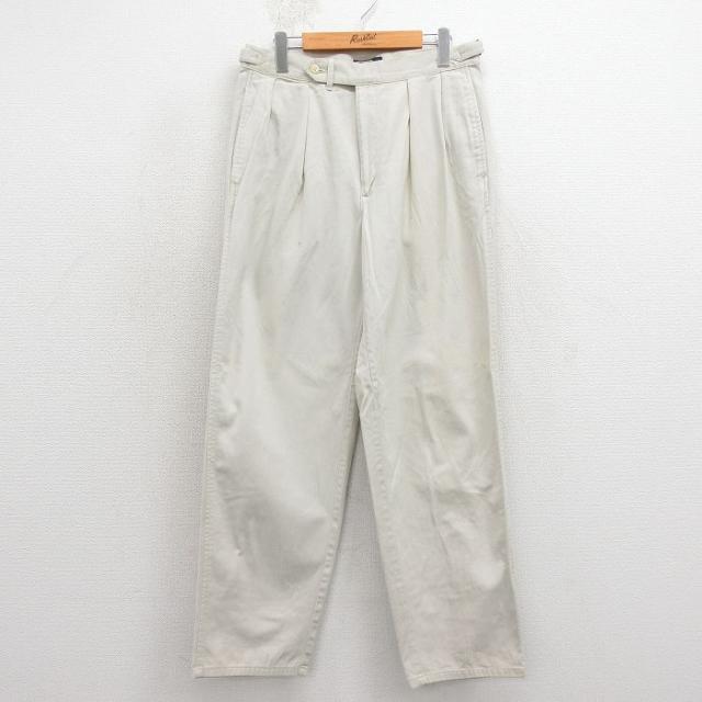 古着 ラルフローレン ブランド パンツ メンズ 90年代 90s コットン USA製 ベージュ spe 26apr27