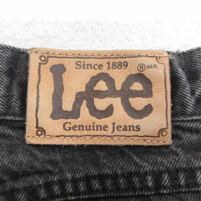古着 リー Lee ジーンズ メンズ コットン USA製 黒 デニム 26apr30_3