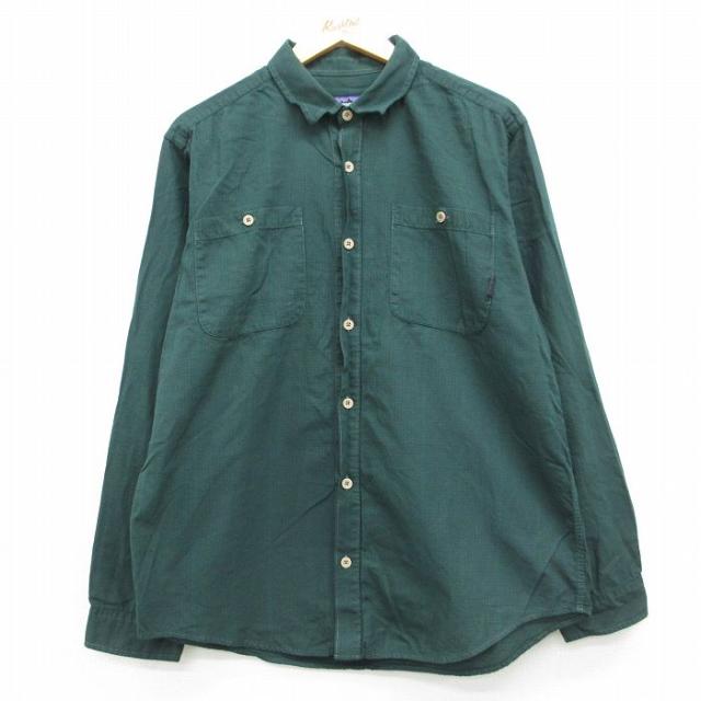 古着 パタゴニア patagonia 長袖 ブランド シャツ メンズ オーガニックコットン 緑他 チェック spe 26may02