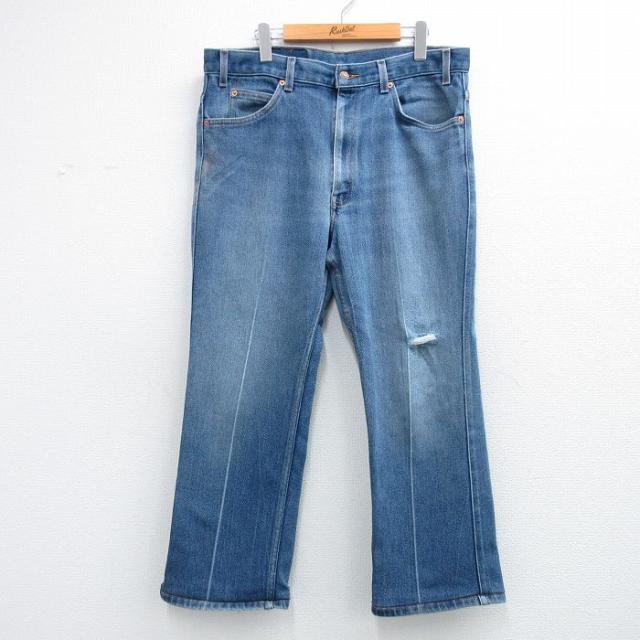 古着 ジーンズ Levis リーバイス 517 メンズ 00年代 00s フレア ブーツカット ヒゲ 紺 デニム spe 26may11