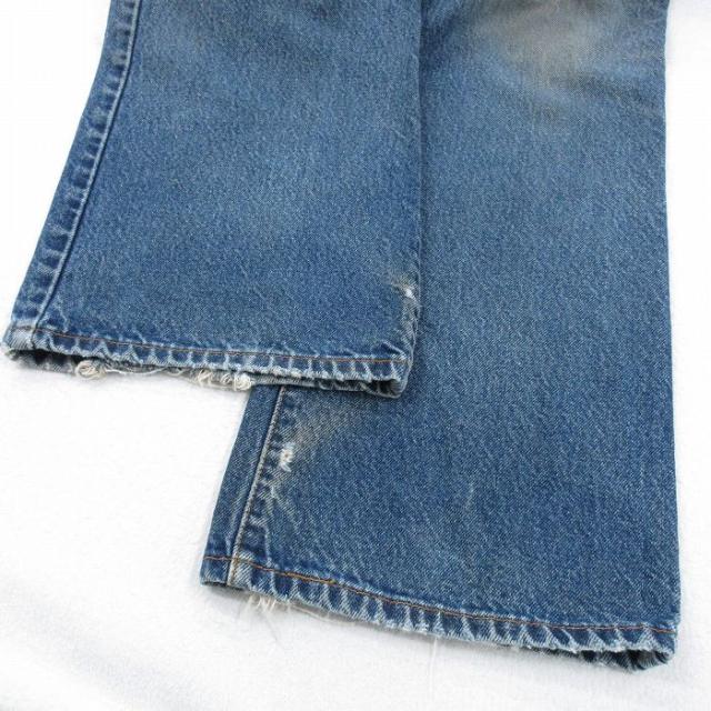 古着 ジーンズ Levis リーバイス 517 メンズ フレア ブーツカット ヒゲ 紺 デニム 26may11_7