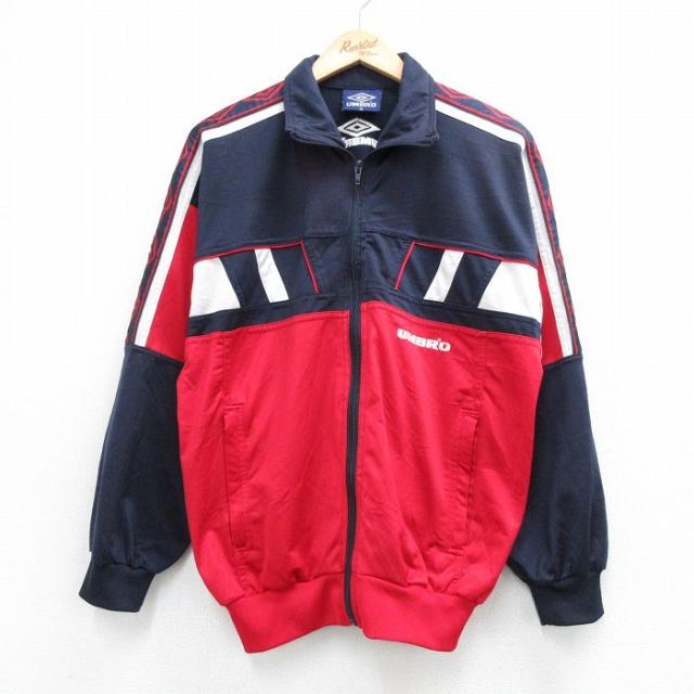 古着 アンブロ 長袖 ジャージ メンズ 90年代 90s ワンポイントロゴ ネイビー他 26may15
