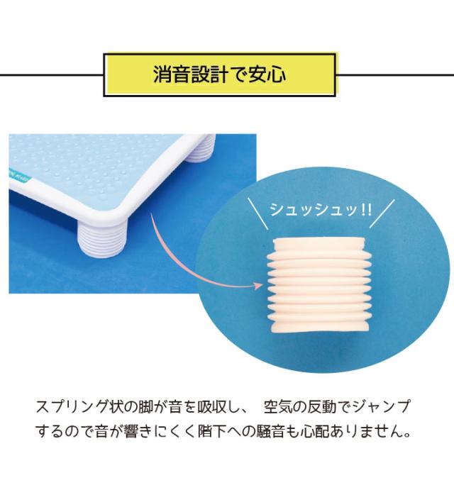 送料無料 Air Board エアボード トランポリン 子供 大人用 ダイエット お祝い 誕生日 3歳 子供用 マット 大人 ジャンピング ボー 耐荷重80kg 輕量設計 エアボード ライトブルー PUPPY ジャンピングボード Air