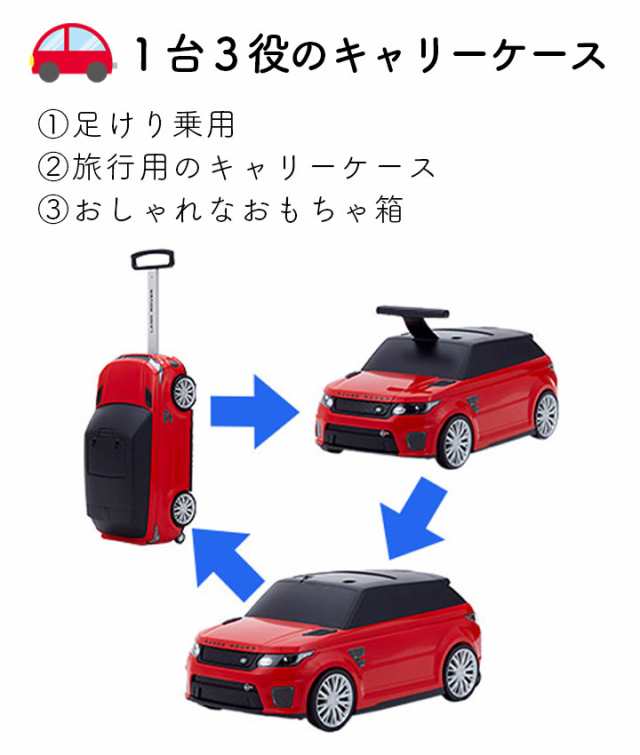 乗用 レンジローバー キャリーケース スーツケース コロコロ 乗用玩具