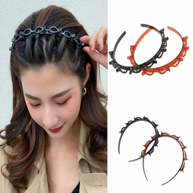 カチューシャ クリップ付 編み込み風 ツイスター ヘアアクセサリー レディース メンズ ヘアアクセ 髪留め まとめ髪 かわいい ユニセックの通販はau Pay マーケット ちゅらネット にふぇーでーびる