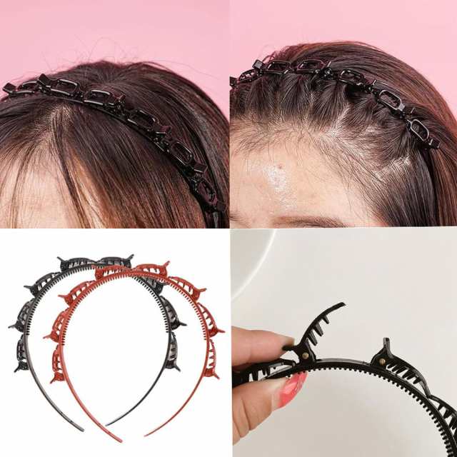 カチューシャ クリップ付 編み込み風 ツイスター ヘアアクセサリー レディース メンズ ヘアアクセ 髪留め まとめ髪 かわいい ユニセックの通販はau Pay マーケット ちゅらネット にふぇーでーびる