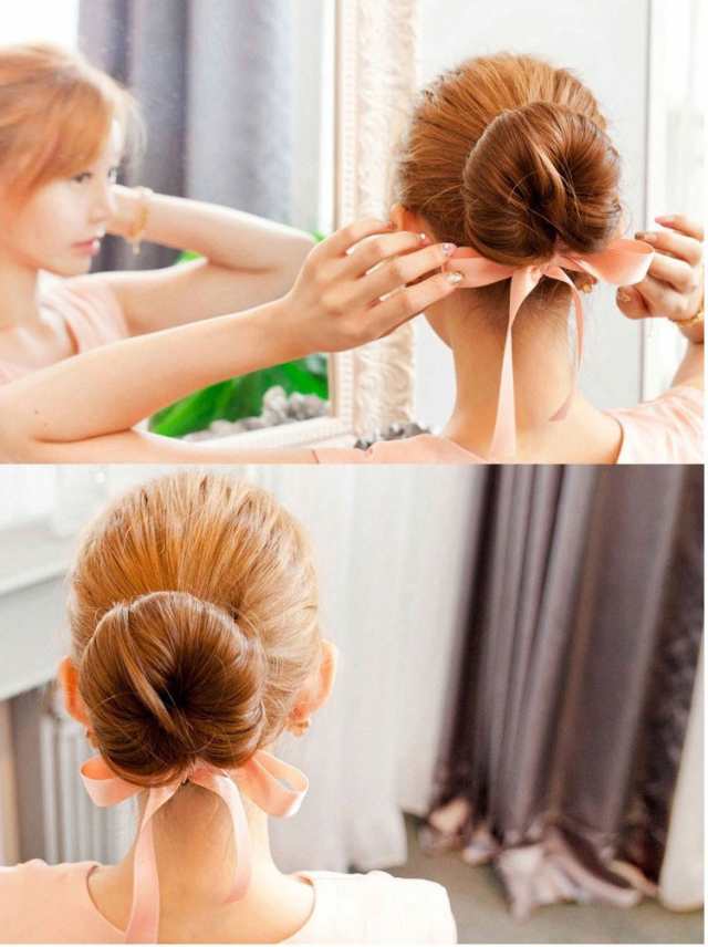 ヘアアクセサリー リボン付 シニヨンスティック お団子 ヘアアレンジ シニヨン ハーフアップ の通販はau Pay マーケット ちゅらネット にふぇーでーびる