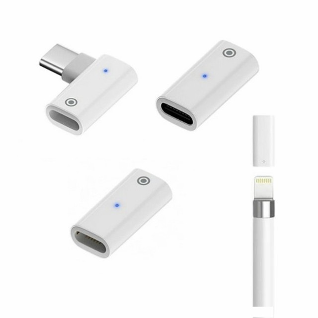 Apple Pencil 充電アダプター 第一世代用 ライトニング端子 Type-C USB-C Lightning 充電用 アダプター 互換品  ■｜au PAY マーケット