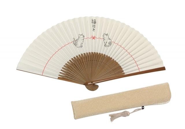 扇子 レディース 福 招き猫 京都職人 手作り ウス唐木中彫 扇子 扇子袋付き 化粧箱入りの通販はau Pay マーケット 和装 小物ハセガワ 着付け スリップ