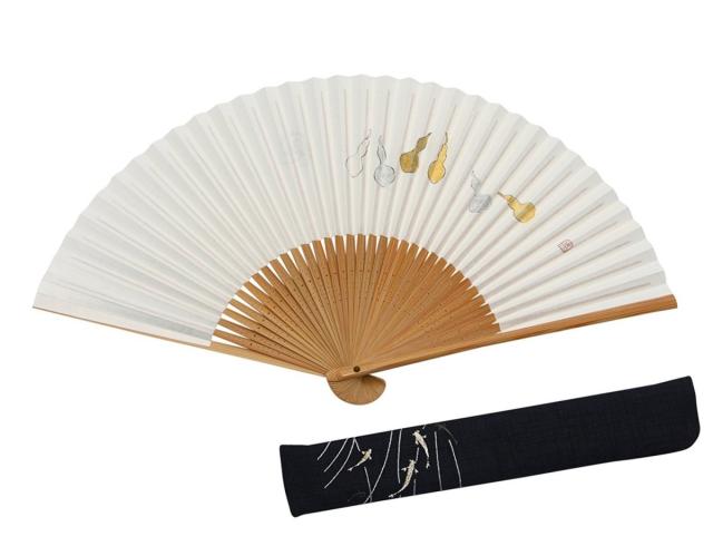 京扇子 メンズ 男性用 瓢箪 両面柄 京都職人 手作り 扇子 扇子袋付き 化粧箱入り 着物小物 扇子会食 飛沫防止 フェイスシールド フェイスの通販はau Pay マーケット 和装小物ハセガワ 着付け スリップ