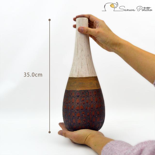 花器 花瓶 フラワーベース インカ 大 F 高さ35cm レトロ ギフト プレゼント 引っ越し祝い 新築祝いの通販はau Pay マーケット 三和ポチット