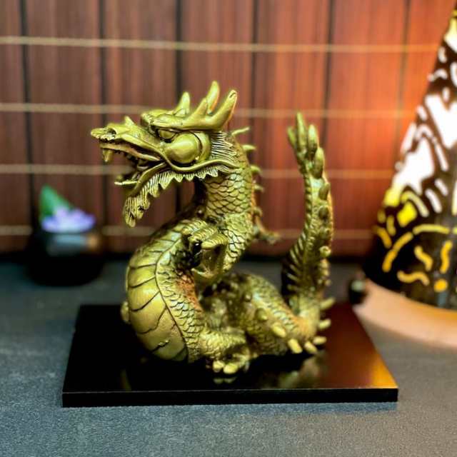 龍 西洋風ドラゴン S18162 高さ16.5cm ゴールド 金 ドラゴン 龍神様 置物 財運 金運 開運 幸運 招福 商売繁盛 事業運 開店祝い  厄除け 富｜au PAY マーケット