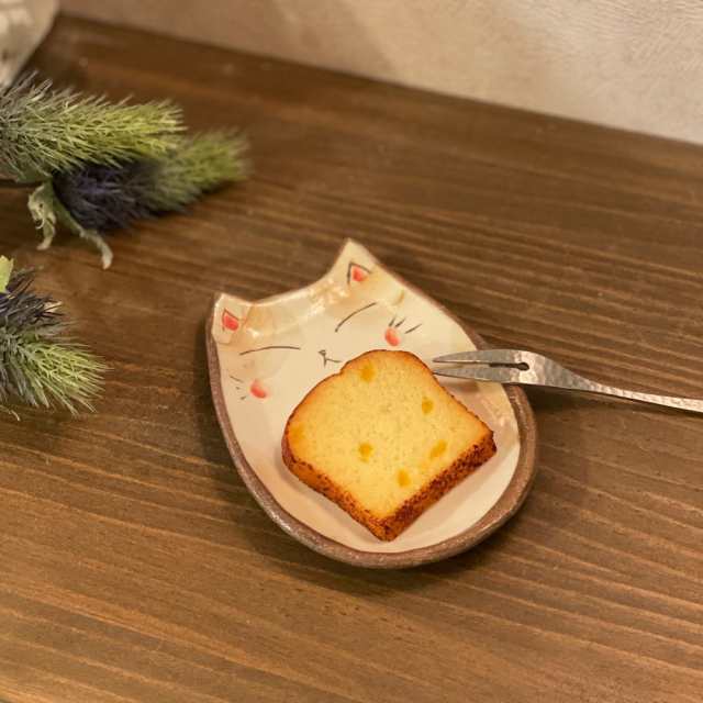 陶器 お皿 焼き物 信楽焼 ねこ w321-03 w321-04 取り皿 かわいい