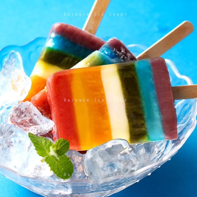 レインボーアイス 15本セット [ レインボー スイーツ 虹 贈り物 お