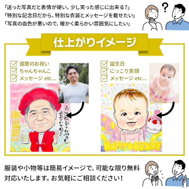 似顔絵 プレゼント スウィートポップ 記念日プレゼント 彼氏 彼女 夫 妻 結婚記念日 カップル アニバーサリー おすすめ 誕生日プレゼント 女性 男性 おもしろ 女の子 男の子 父 母 両親 女友達 ギフト 父の日 母の日 バレンタイン ホワイトデー クリスマス_3