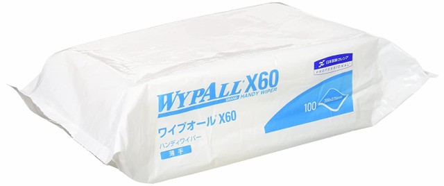 クレシア ワイプオール X60 ハンディワイパー 100枚 パック ×16パック