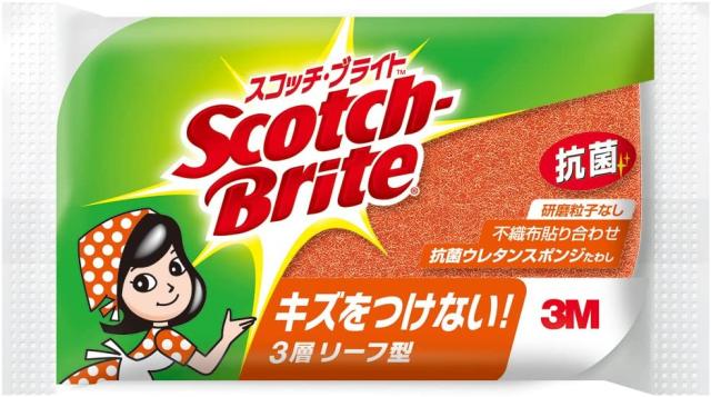 住友３Ｍ スコッチブライト 抗菌リーフオレンジ ＳＳ−７２Ｋ×120点セット (4519001001092)の通販は