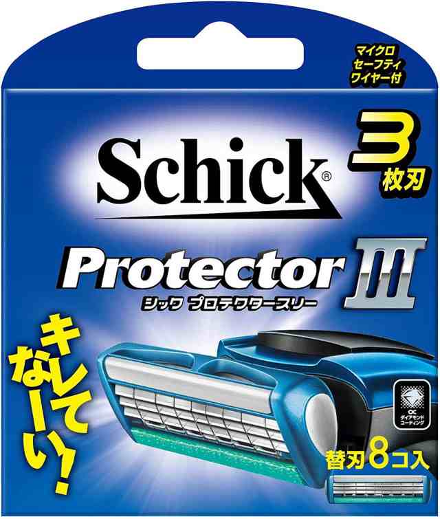 (3個セット)シック プロテクタースリー 替刃 8個入の通販は